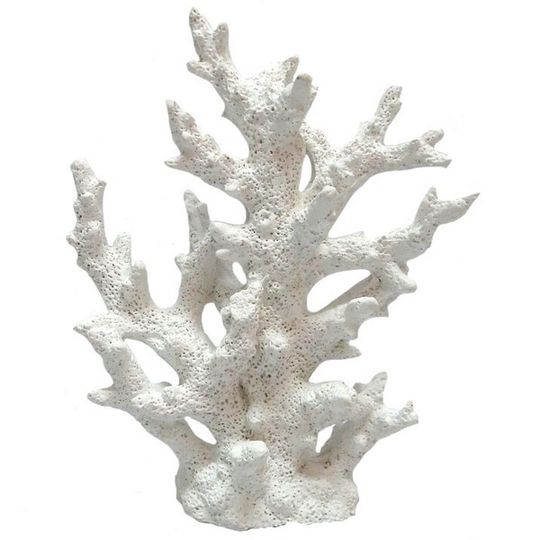 White Handmade Coral Ornament