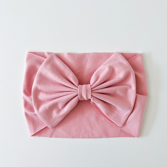 Pink Bow Headband