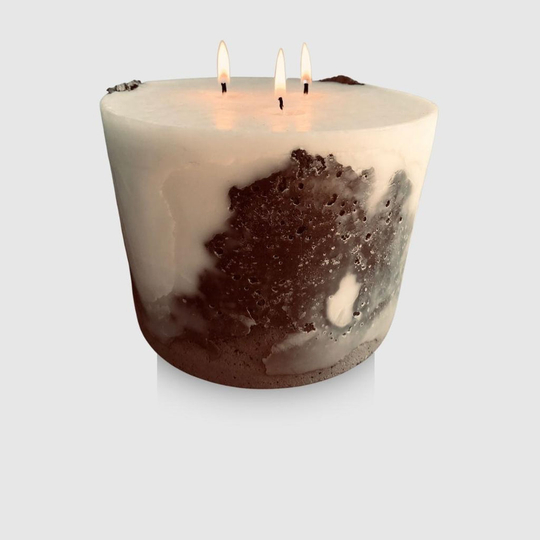 Cement Candle - Moon Rock