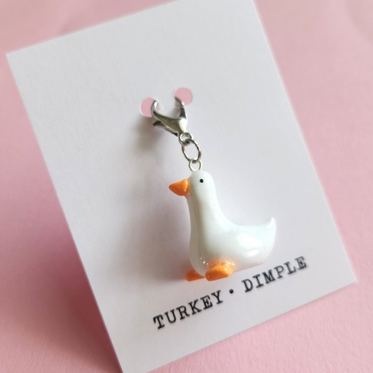 Goose charm