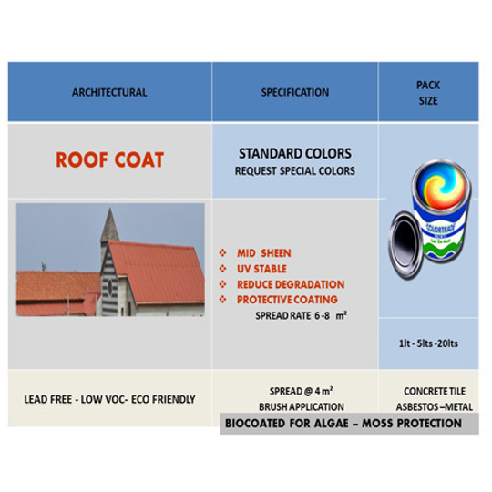 ROOFCOAT - Mid Sheen - Standard Colours