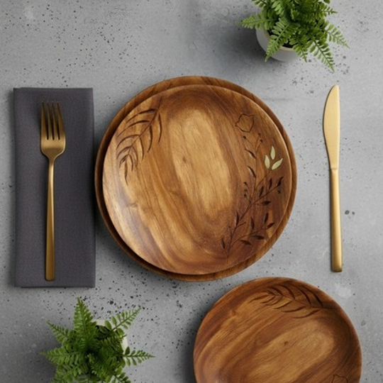 Botanical side plate
