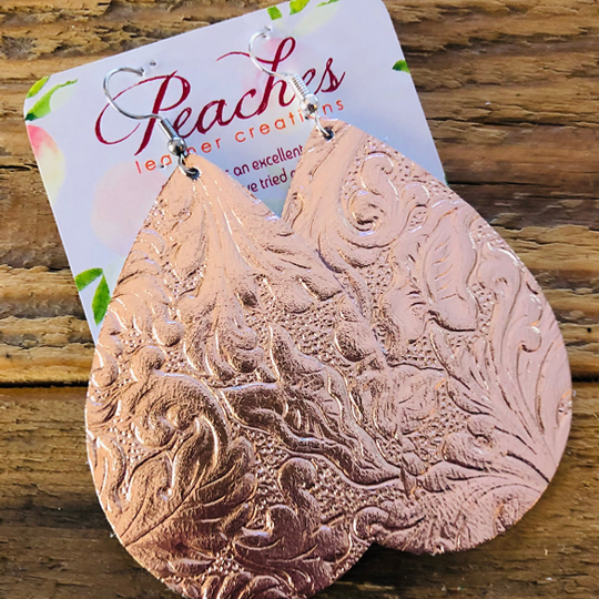 Metallic Embossed in Rose Gold