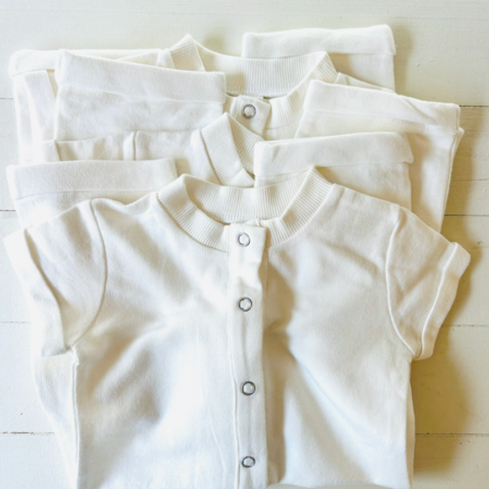 3 pack Milk Playsuits