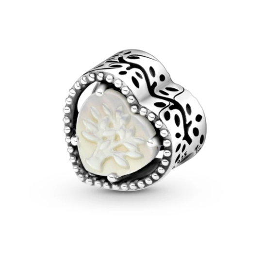 Tree Of Life "Family Forever And Always" Heart Charm