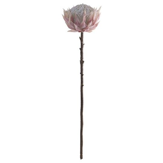 Artificial Large Bud Protea Single Stem - Light Pink