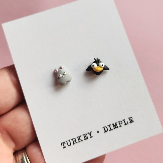 Mouse & Flybird Studs