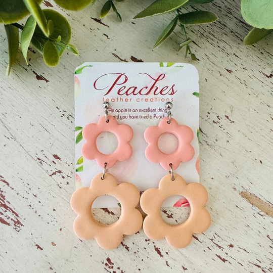 Flower Drops Polymer Clay