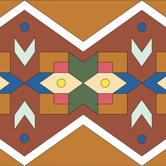 Ndebele Pattern Illustration