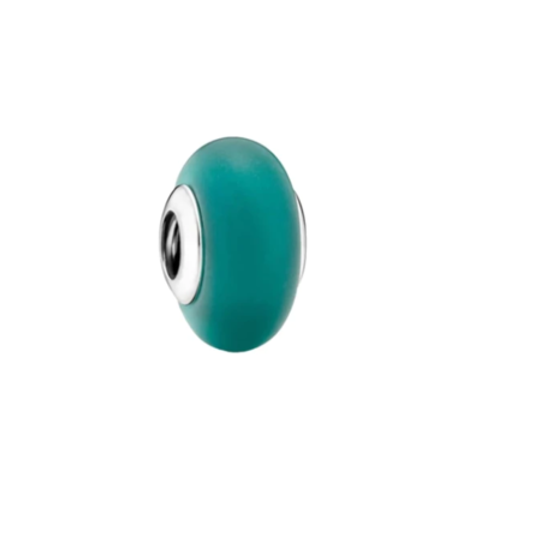 Matt Green Murano Glass Bead Charm