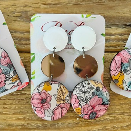 Pink Anemone Wood & Resin Design