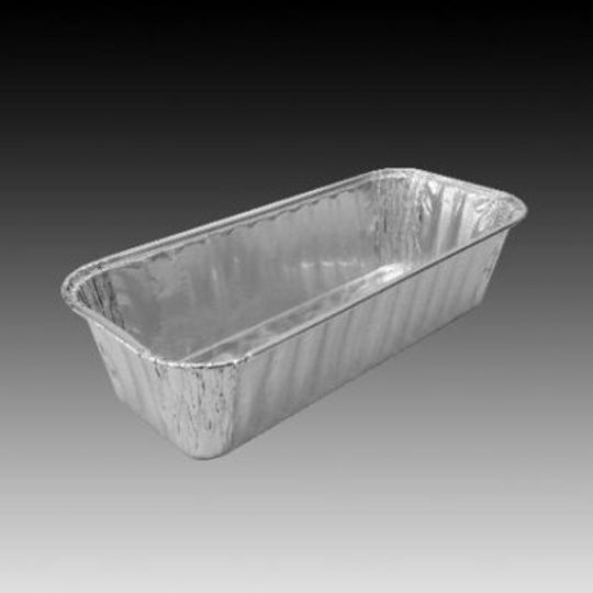 W4191- Small aluminium foil loaf pan with 550ml capacity.