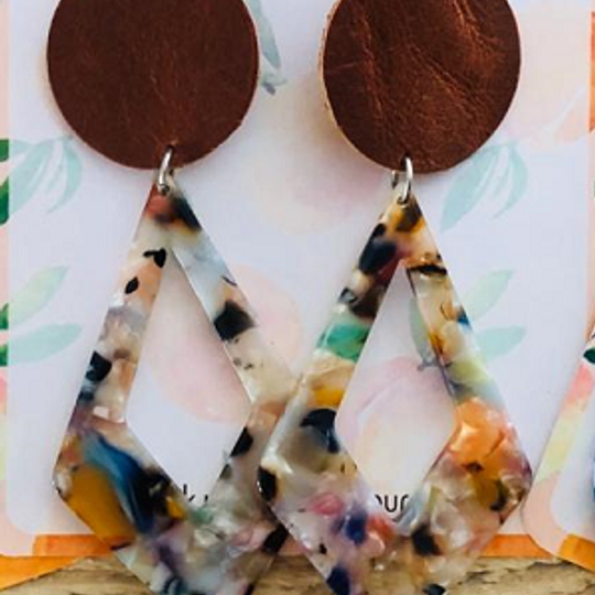 Tan Triangle Acrylic