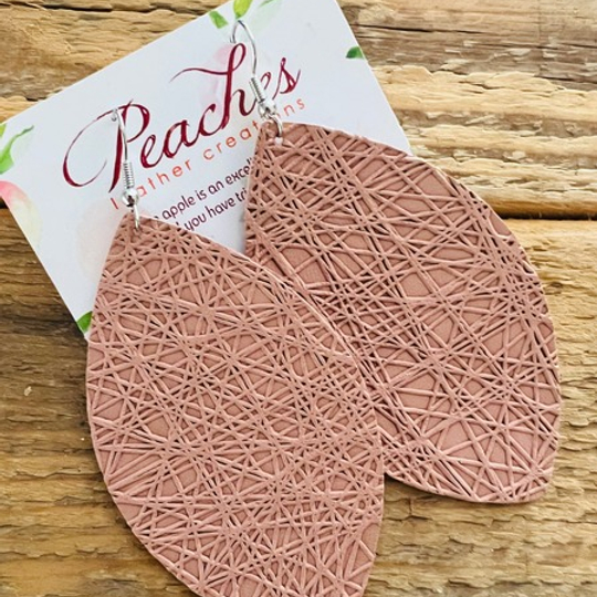 Peach Embossed