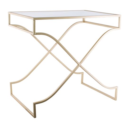 GLAM MIRROR SIDE TABLE - TWO SIZES AVAILABLE