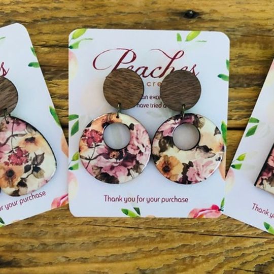 Grandma's Floral Wood & Resin