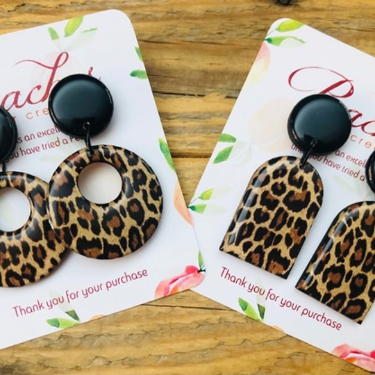 Famous Leopard Print Wood & Resin