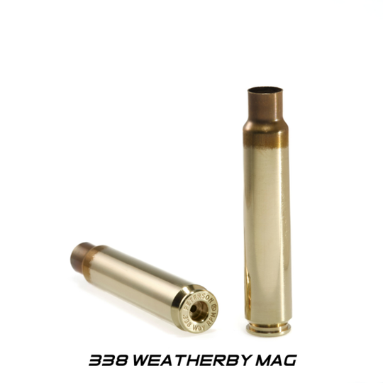 PETERSON 338 WEATHERBY MAG BRASS