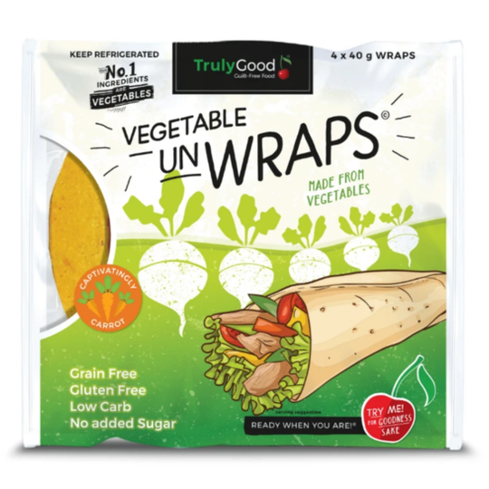 Low carb Vegetable Wrap Added Carrots