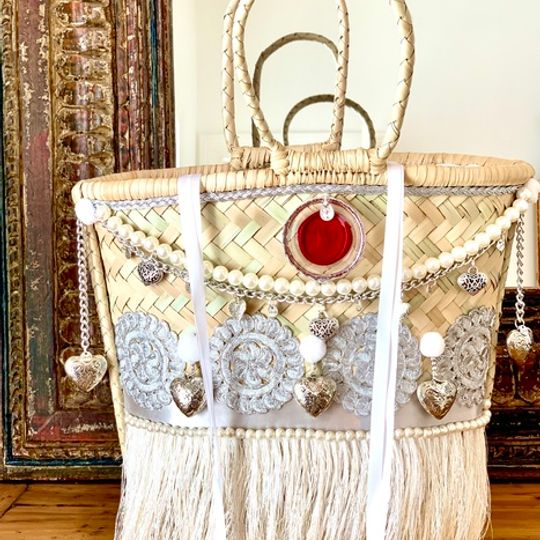 Gootchi Basket Tote Handbag/Bespoke Bridal