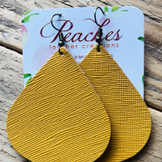 Mustard Saffiano