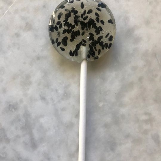 Coconut & Black Sesame Lollipop