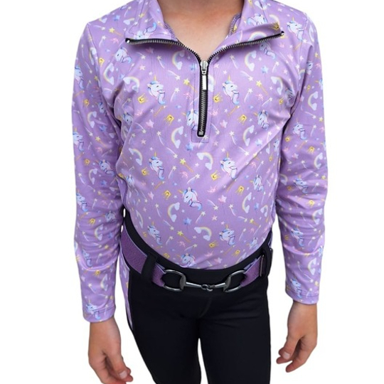 Riding Shirts: KIDS Lilac Magic