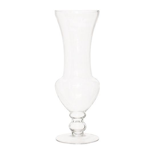 TALL CLEAR GLASS FTD VASE