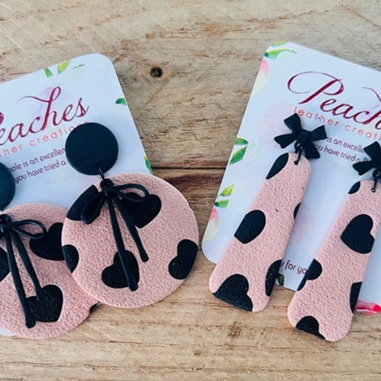 Dusty Pink Valentine Hearts & Bows
