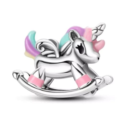 Rocking Unicorn Bead Charm