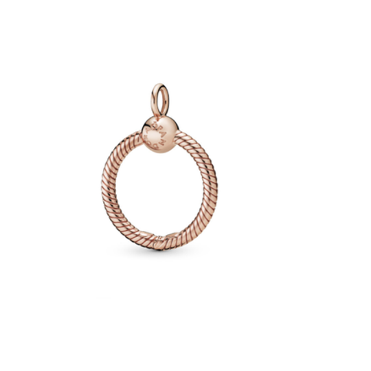 Rose Gold Plated Charm O Pendant