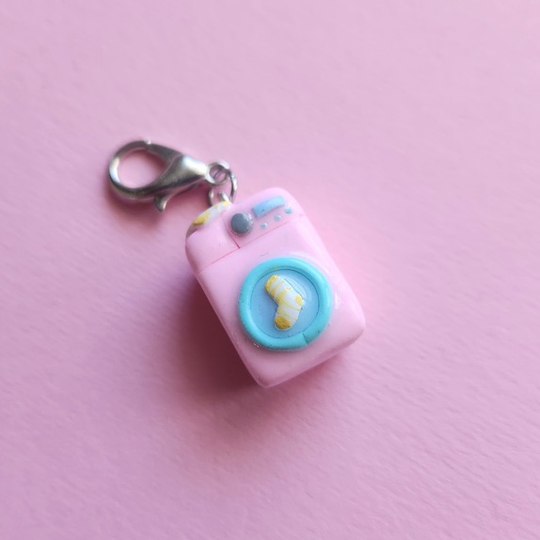 Tiny Washing Machine Charm