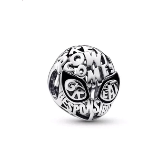 Spiderman Head Bead Charm