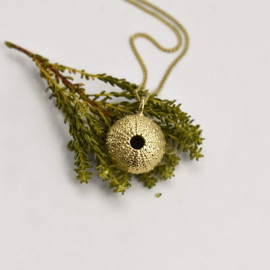 Gold Sea Urchin Necklaces (9ct Gold)