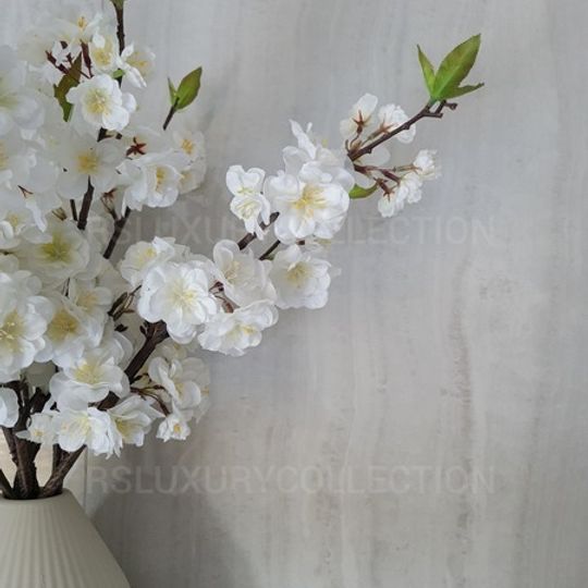Artificial Cherry Blossoms Single Stem 55cm