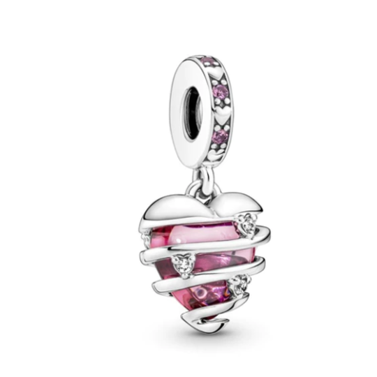 Pink Heart Charm