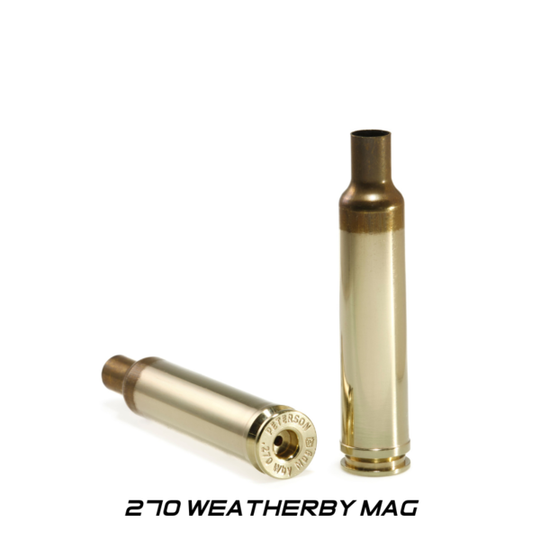 PETERSON 270 WEATHERBY MAG BRASS