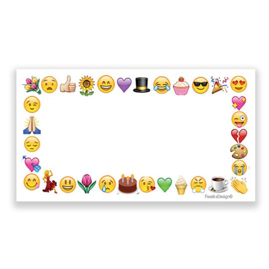 10 Little Letters - Emoji Frame