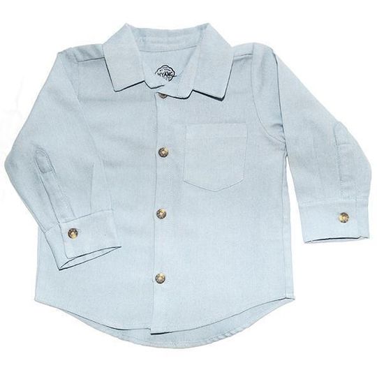 Shirt / Boys - Long Sleeve Denim Chambray  - M0364