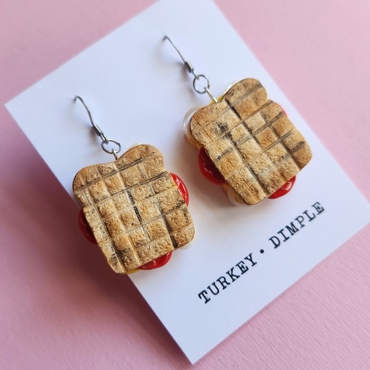 Braai Broodjie Earrings