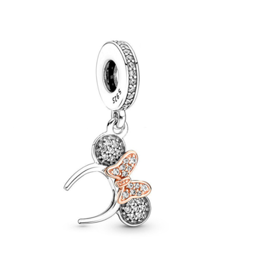 Two Tone Minnie Mouse Ears Charm