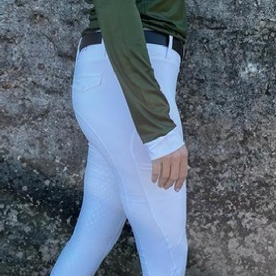 Show Leggings : Competition White Logo