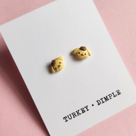 Pompompurin Studs
