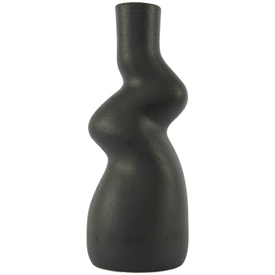 Modern Black Ceramic Vase