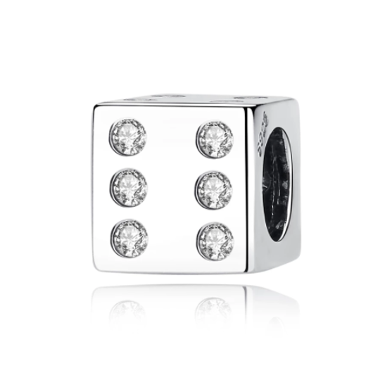Dice with Cubic Zirconia Dots