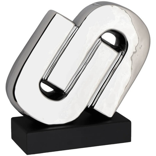 Silver Metal Link Ornament