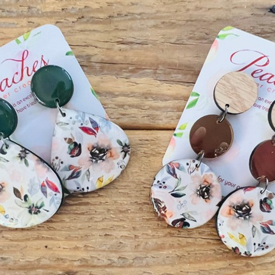 Soft Floral Wood & Resin Designs