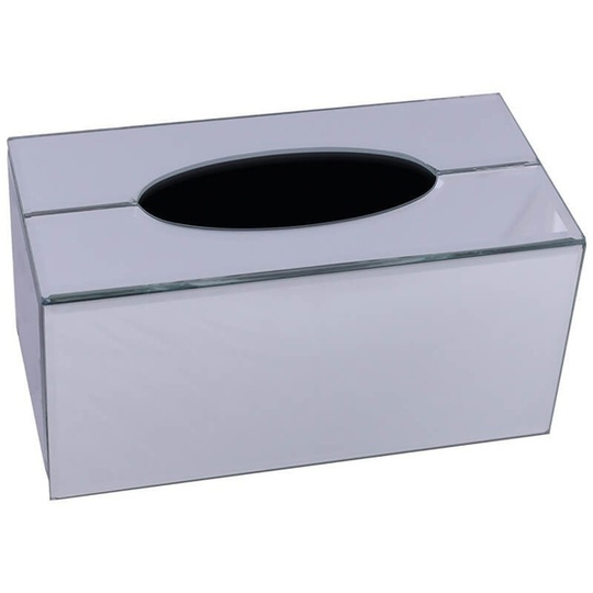 Mirror Plated Tissue Box Holder