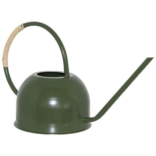 Metal Watering Can - Olive Green