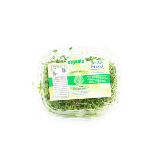 Organically grown Brocolli Greens (100g)